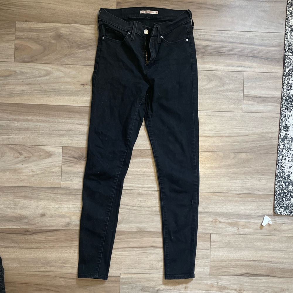 BLACK LEVI JEANS